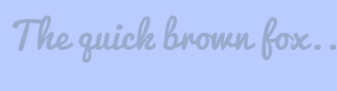 Image with Font Color 99AACC and Background Color BACBFF